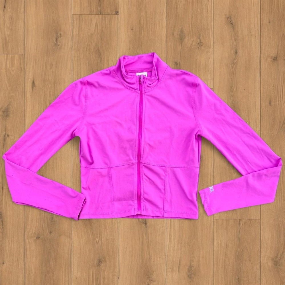 Victoria's Secret PINK Hot Pink Full Zip Athletic Jacket Women's Small